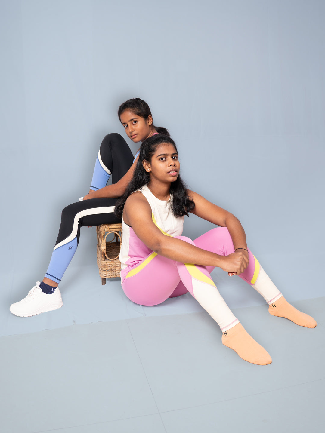 Pink Sports Co-ord Sets Girls with Tank Top - Hoogah
