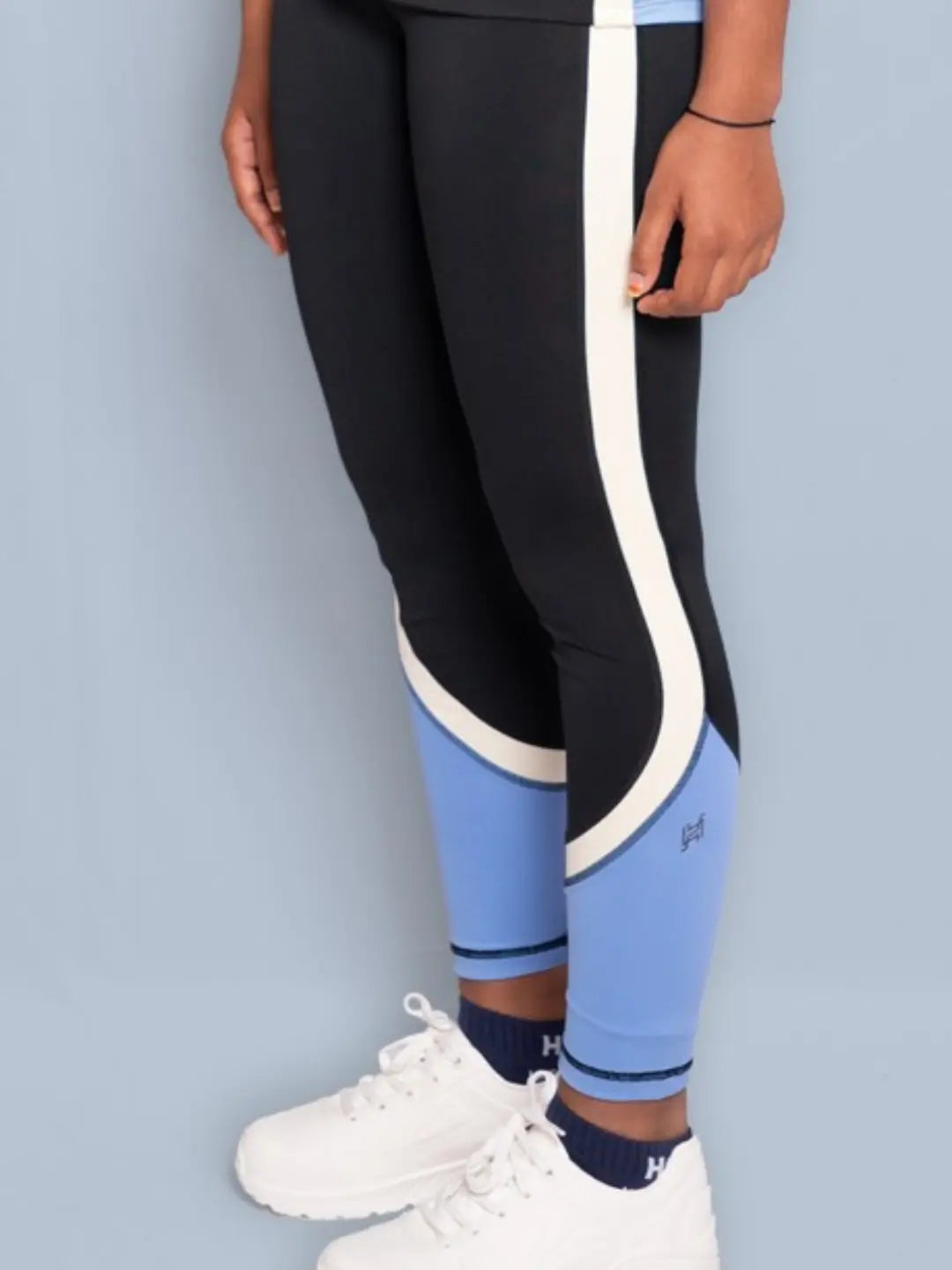 Black & Blue Sports Co-ord Sets Girls with Tank Top - Hoogah