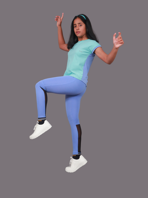 Blue & Blue Sports Cord Sets Girls - Hoogah