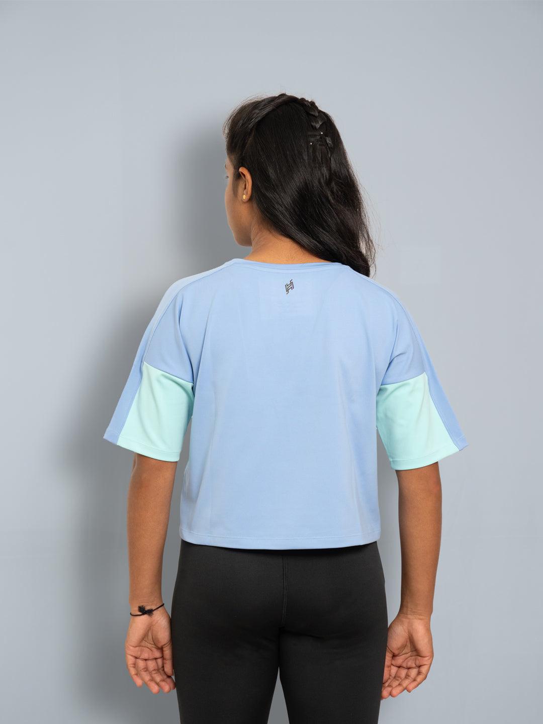 HOOGAH Ombre Crop Length relaxed T-Shirt - Hoogah
