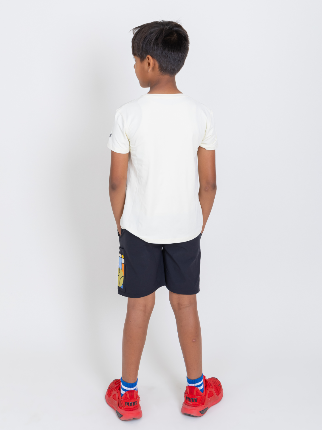 White & Black Sports Co-ord Set - Hoogah