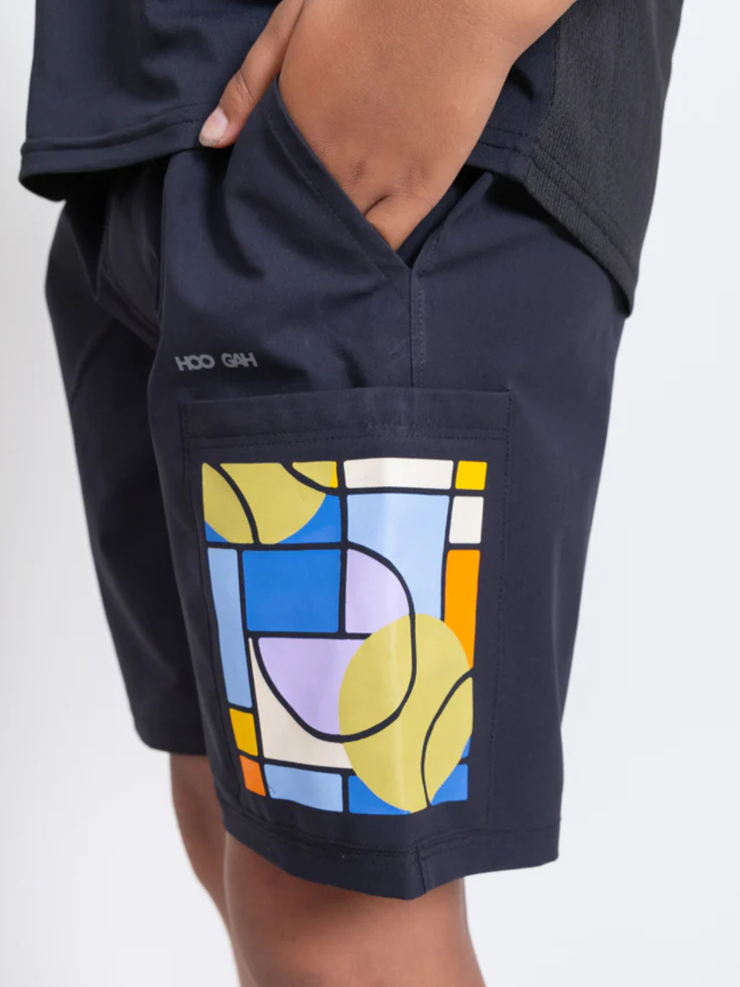 White & Black Sports Co-ord Set - Hoogah