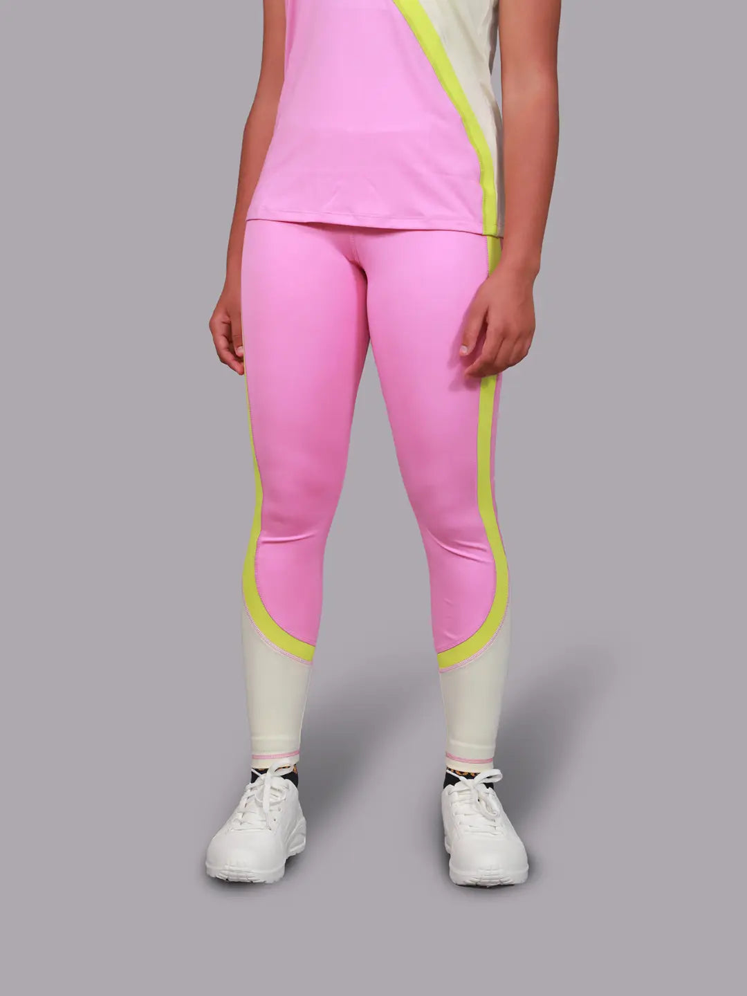 Pink Sports Co-ord Sets Girls with Tank Top - Hoogah