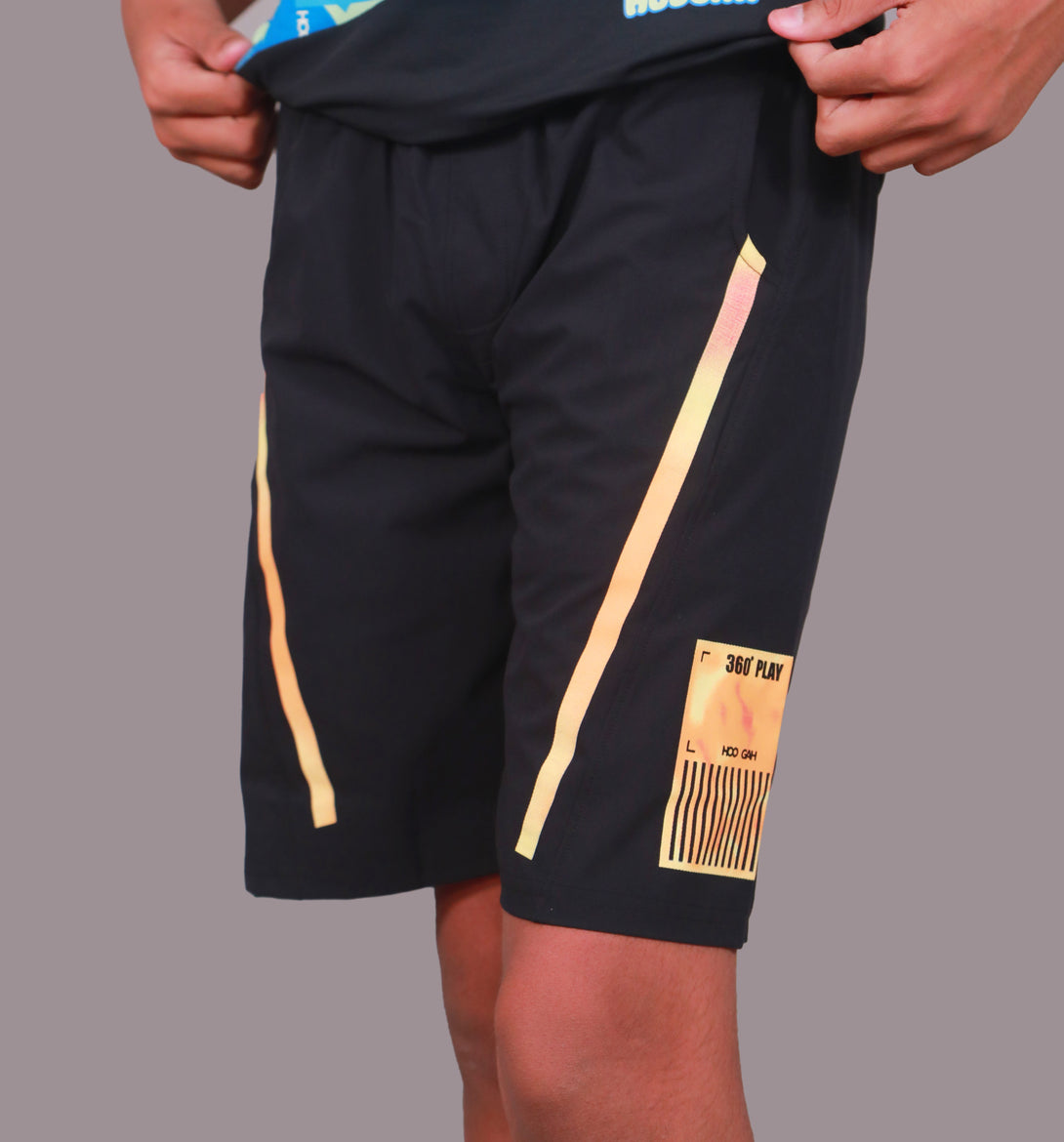 White & Black Sports Co-ord Sets with Tank Top Boys - Hoogah