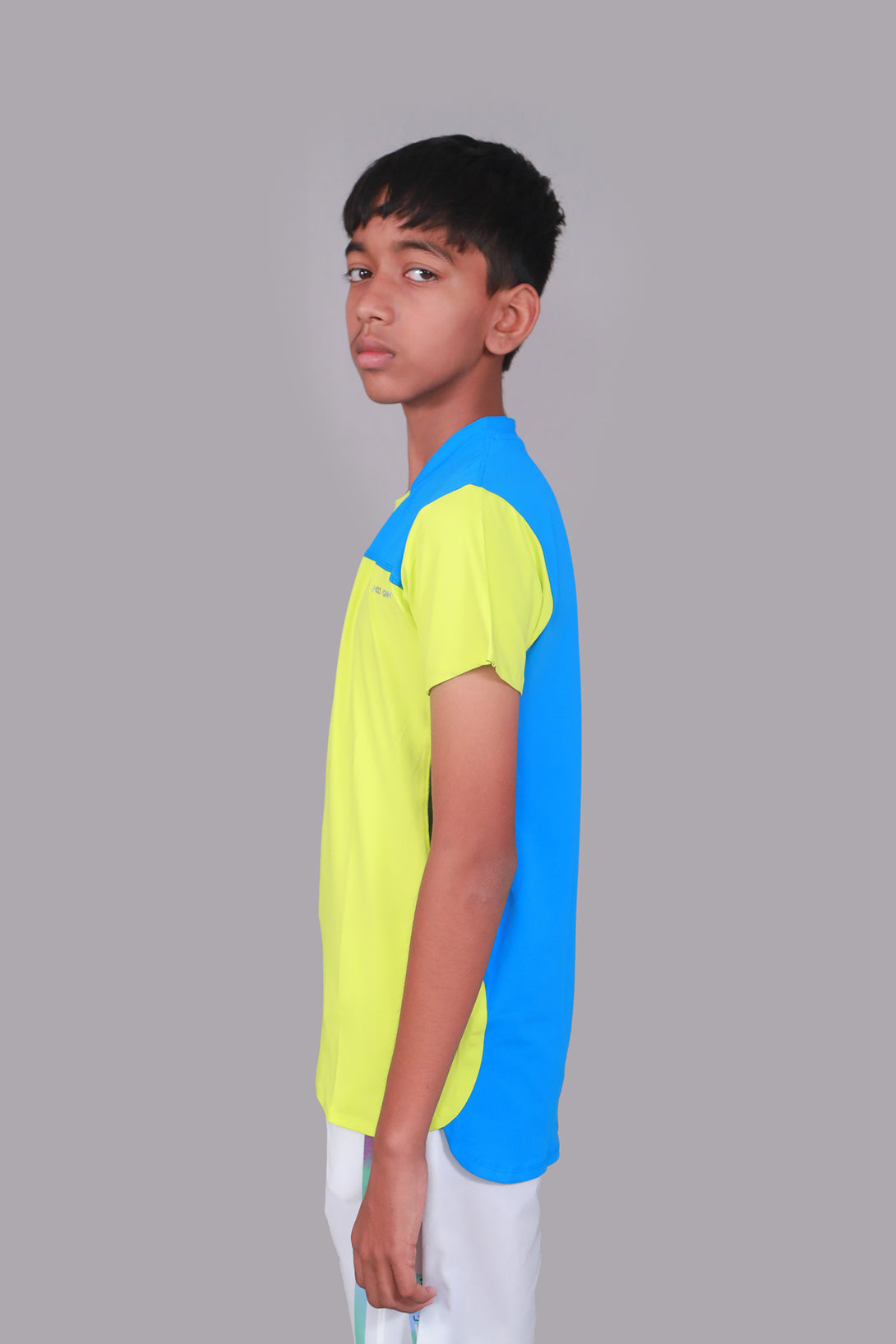 HOOGAH Court And Surfaces Neon Green - Blue T-Shirt - Hoogah