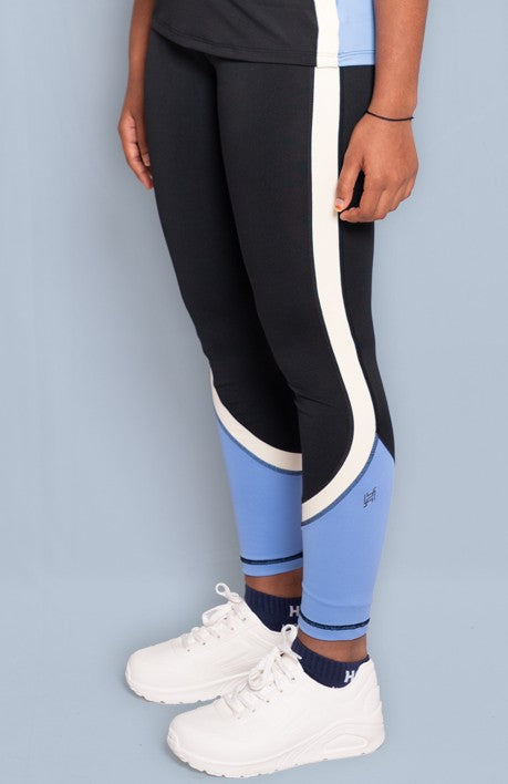 Court Style Stretch Leggings For Kids Sports - Hoogah