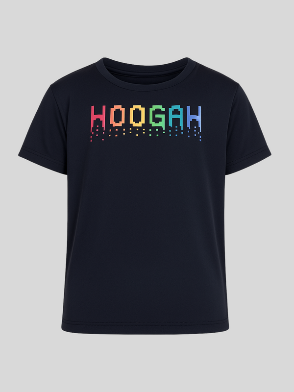 R-Neck Sports T-Shirt with Mesh - Hoogah