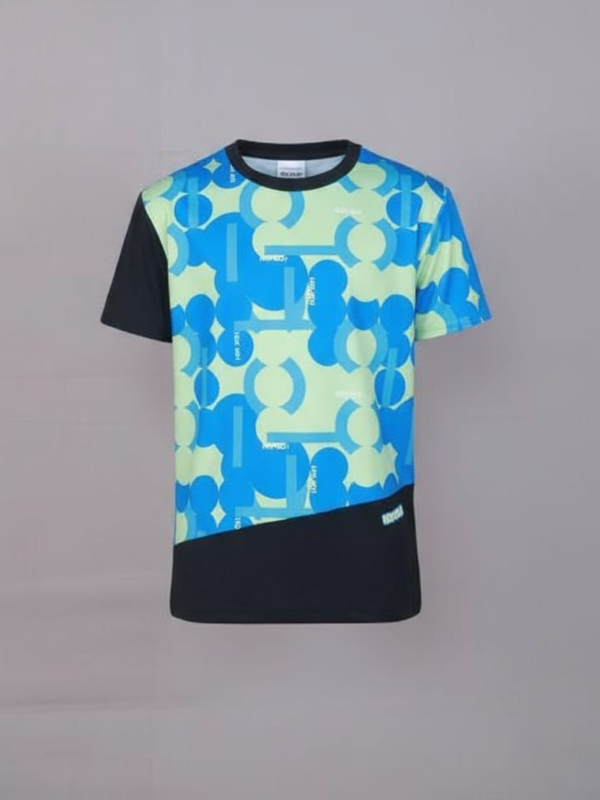 R-Neck Sports relaxed T-Shirt with Mesh - Hoogah