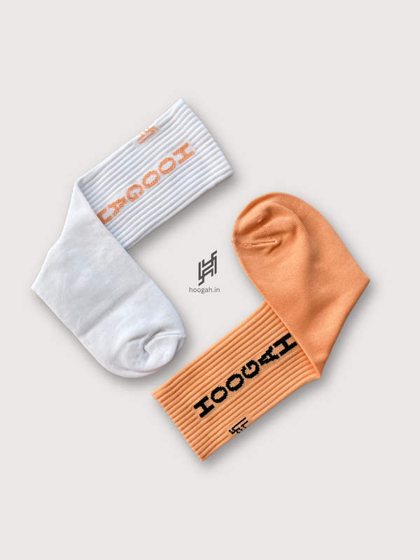 Full length Sports Socks Combo Pack of 2 - Hoogah