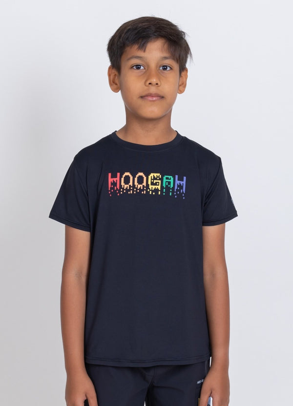 R-Neck Sports T-Shirt with Mesh - Hoogah